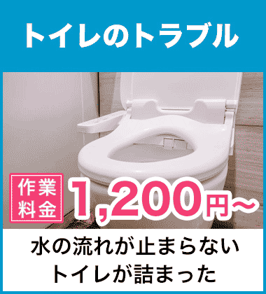 トイレの詰まり（つまり）などの便器まわりと、水が流れないトイレタンクまわりの修理 京田辺市